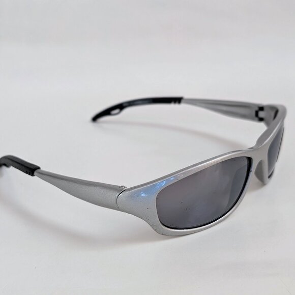 NWT Vintage 90's PC Rectangle Sporty Sunglasses (S. Silver) - Picture 2 of 5